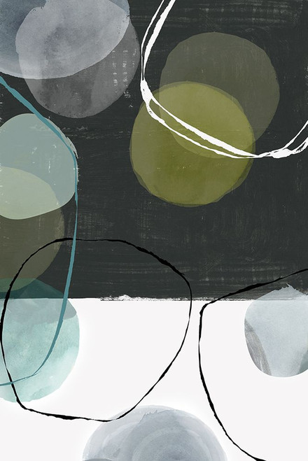 Symphony of Abstract Circles III Poster Print - Cartissi