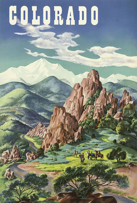 Colorado Poster Print - Apple Collection Vintage