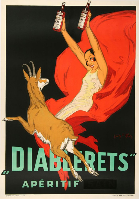 Diablerets Poster Print - Apple Collection Vintage