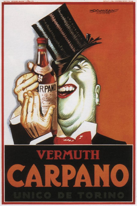 Vermouth Carpano Argentina Poster Print - Apple Collection Vintage