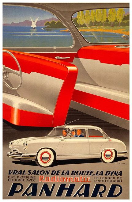 Panhard Auto Poster Print - Apple Collection Vintage