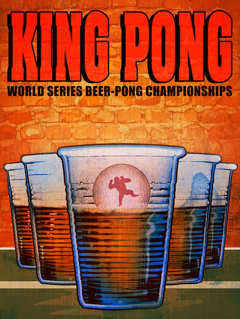 King Pong Poster Print - Red Truck Old