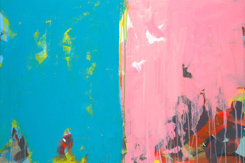 Colorblock 13 Poster Print - Jan Weiss