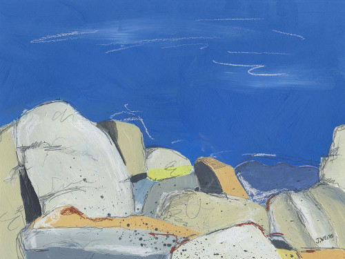 Joshua Tree Boulders Poster Print - Jan Weiss
