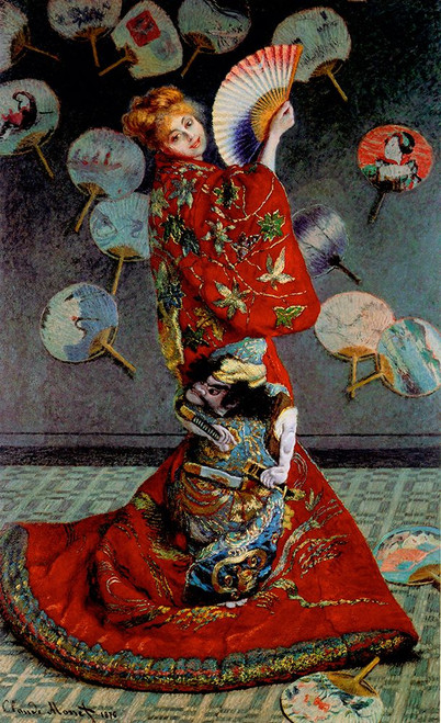 Monet-Japanese Dress Poster Print - Apple Collection Vintage