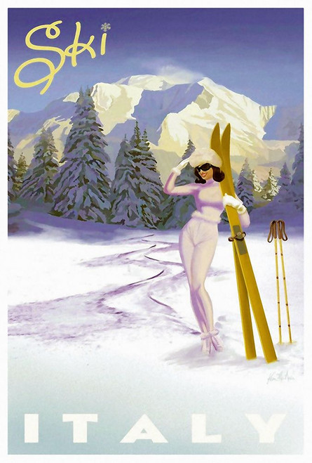 Travel Sports 010 Poster Print - Apple Collection Vintage