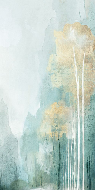 Soft Blue Forest I Poster Print - Luna Mavis