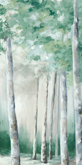 Tranquil Green Forest I Poster Print - Luna Mavis