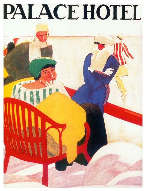 Palace Hotel Poster Print - Apple Collection Vintage