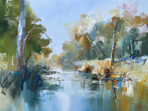 Creek from the Murray Poster Print - Craig Trewin Penny
