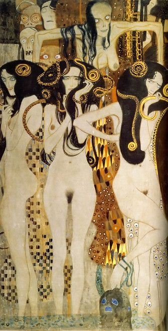 beethoven_frieze_detail Poster Print - Apple Collection Vintage