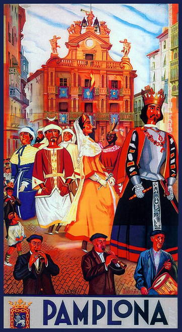 Pamplona XI Poster Print - Apple Collection Vintage