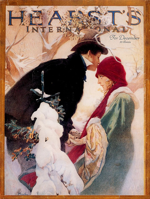 Mucha Hearst Poster Print - Apple Collection Vintage