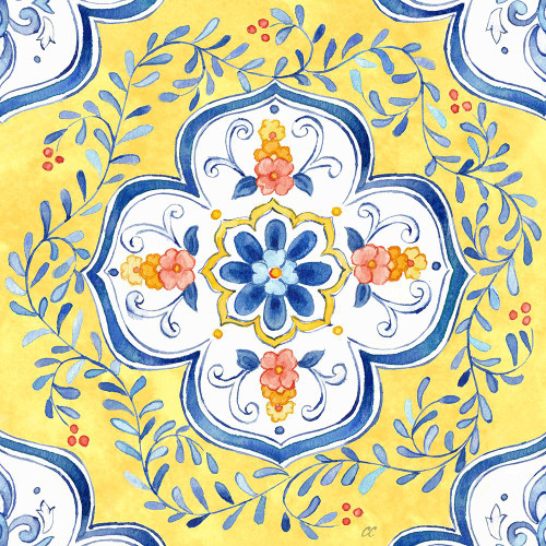 Mediterranean Breezes XXIV Poster Print - Cynthia Coulter