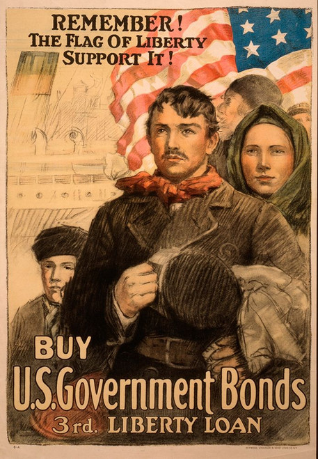 Liberty Loan Poster Print - Apple Collection Vintage