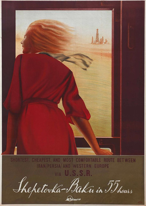 Travel USSR Poster Print - Apple Collection Vintage