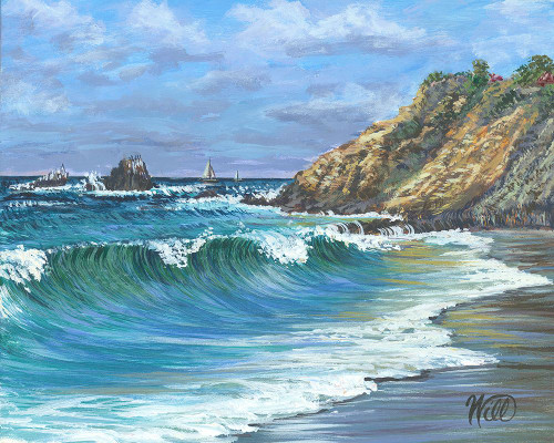 Bird Rocks Laguna Poster Print - Will Thompson