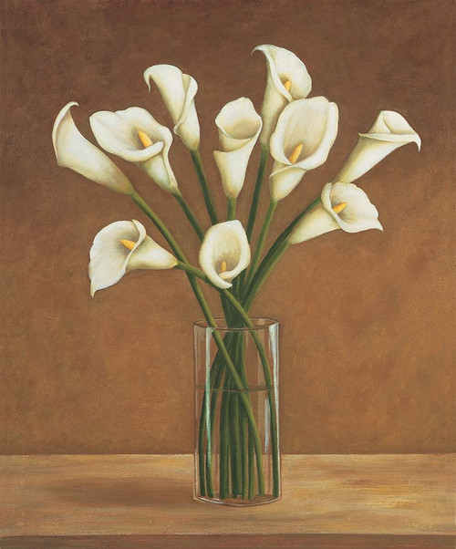 Callas dans un vase Poster Print - Virginia Huntington