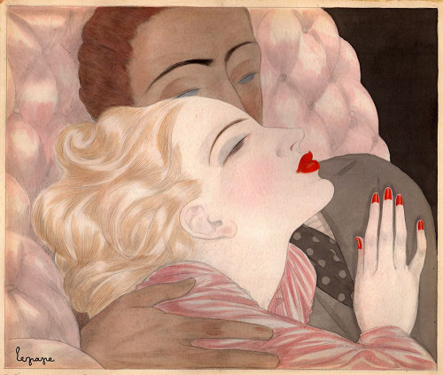 Love By Le Pape Poster Print - Apple Collection Vintage