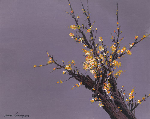 Little Plum Flowers Poster Print - Thomas Leung