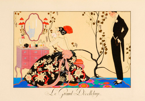 Le Grand Decolletage Poster Print - Apple Collection Vintage