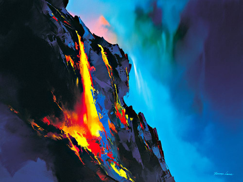 Blazing Fires Poster Print - Thomas Leung