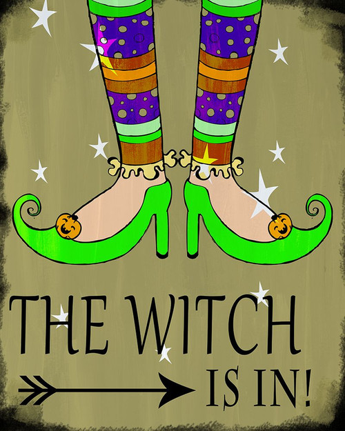 The Witch Is In Poster Print - Valarie Wade