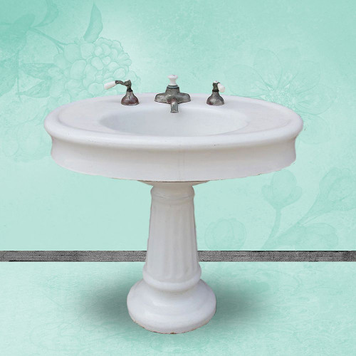 Mint Sink Poster Print - Victoria Brown