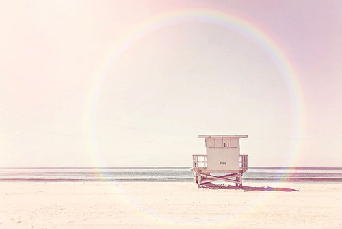 Beach Hut Poster Print - and Seb Sisi