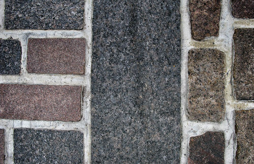 Old Montreal Cobblestone Walk 01 Poster Print - Tina Lavoie