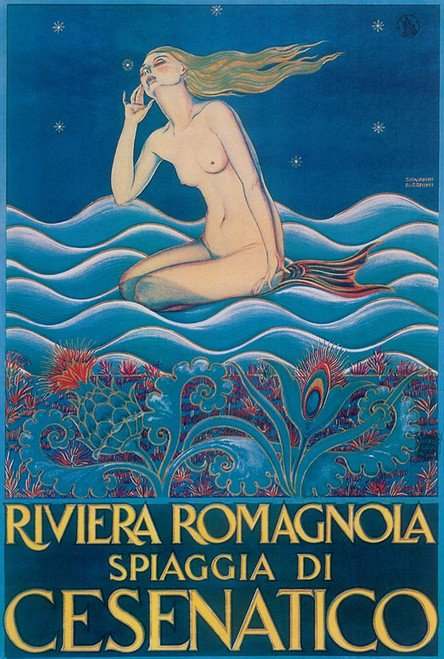 Riviera Romagnola Poster Print - Apple Collection Vintage