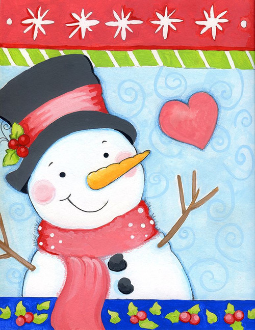I Love Winter Poster Print - Valarie Wade