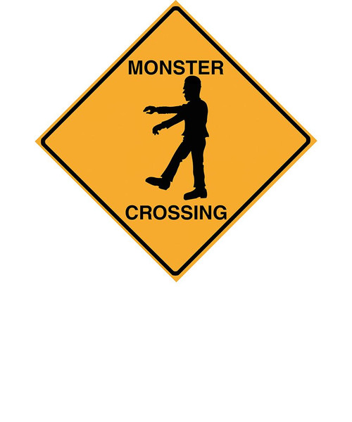 Monster Crossing Tee Poster Print - Tina Lavoie