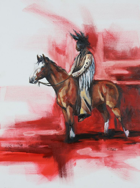 Where the Red Sun Sinks Poster Print - Renee Gould