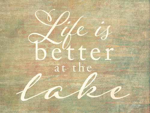 Life is Better at the Lake Poster Print - Naffas Designs Yass