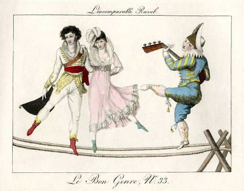 Tightrope Walkers French Poster Print - Apple Collection Vintage