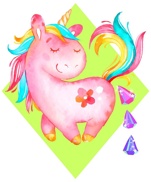 Unicorns Poop Crystals I Poster Print - Tina Lavoie