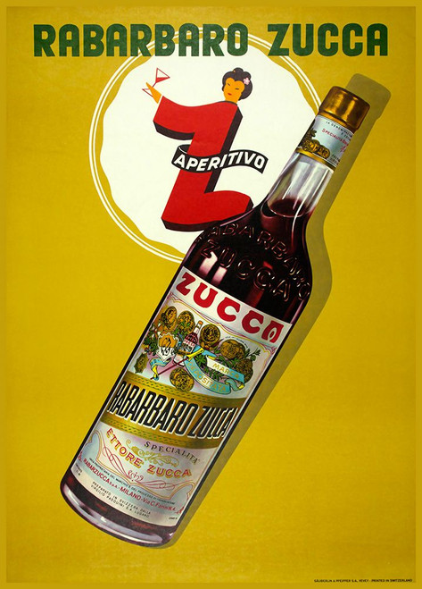 Rabarbaro Zucca Poster Print - Apple Collection Vintage