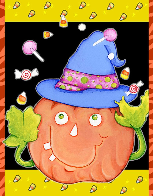 Juggling Pumpkin Poster Print - Valarie Wade