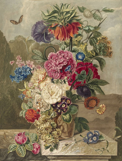 Flowers Seventeen Poster Print - Apple Collection Vintage