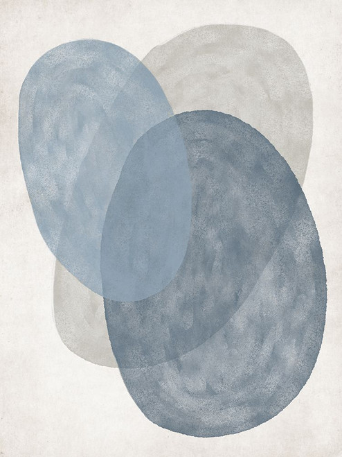 Blue Water Circles I Poster Print - Design J:L