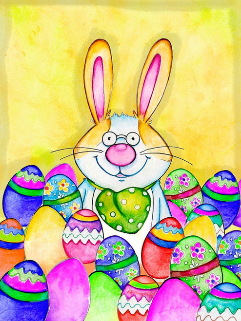 Easter Bunny Poster Print - Valarie Wade