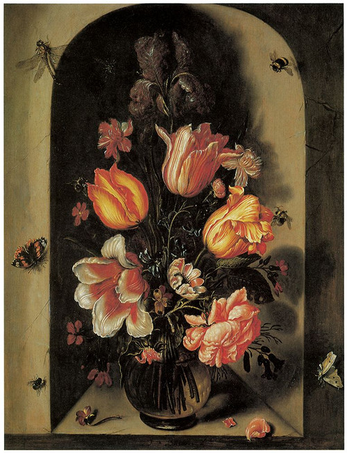 Flowers Three Poster Print - Apple Collection Vintage