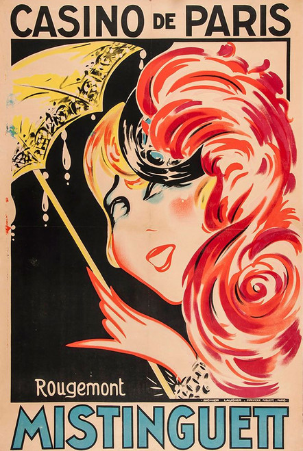 Mistinguett Poster Print - Apple Collection Vintage