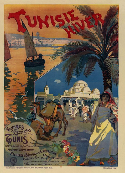 Tunisie Hiver Poster Print - Apple Collection Vintage