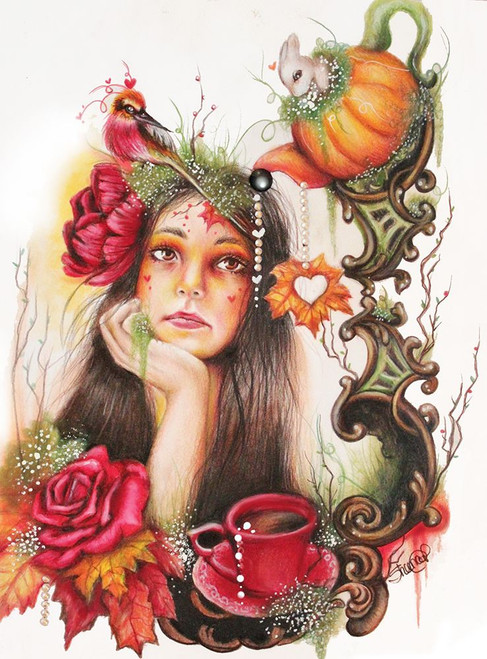 Autumn Tea - Tea Series Poster Print - Pike Art Sheena