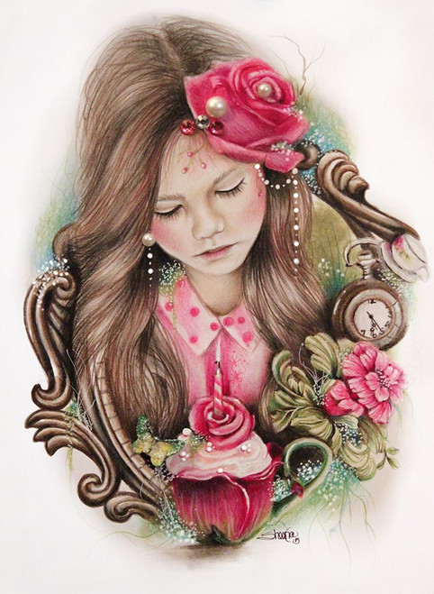 Make a Wish - Tea Series Poster Print - Pike Art Sheena