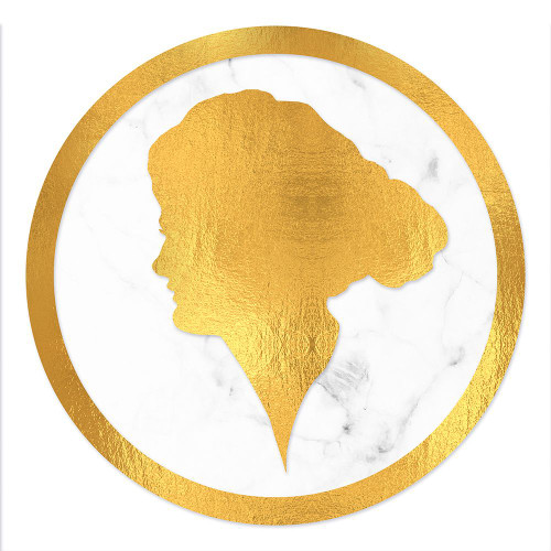 Gibson Girl Cameo left Poster Print - Tina Lavoie