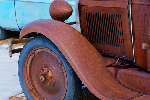 Vintage Model T Wheel Poster Print - Vizvary Photography Susan