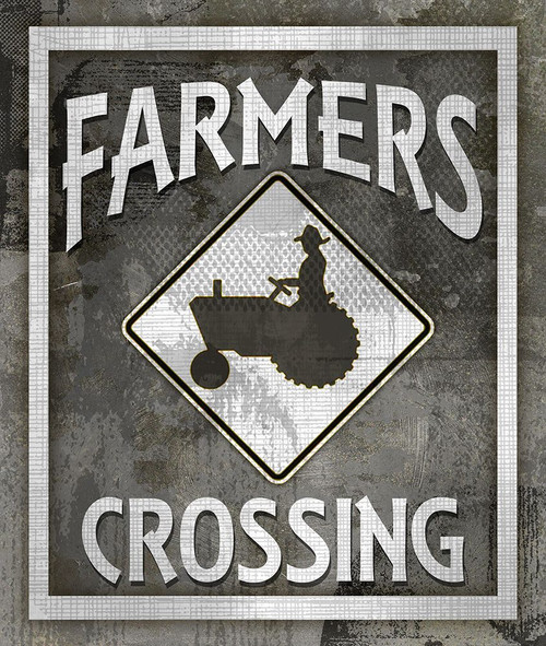 Farm Sign_Farmers Crossing Poster Print - LightBoxJournal